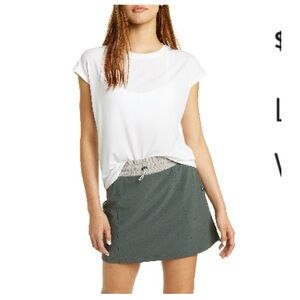 Zella From Nordstrom Hanna Studio T-Shirt White Large